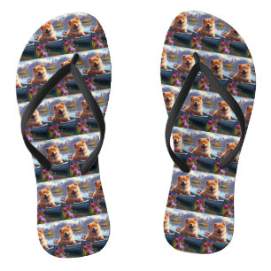 Tongs Chow Chow sur une pagaie : une aventure Pittoresqu