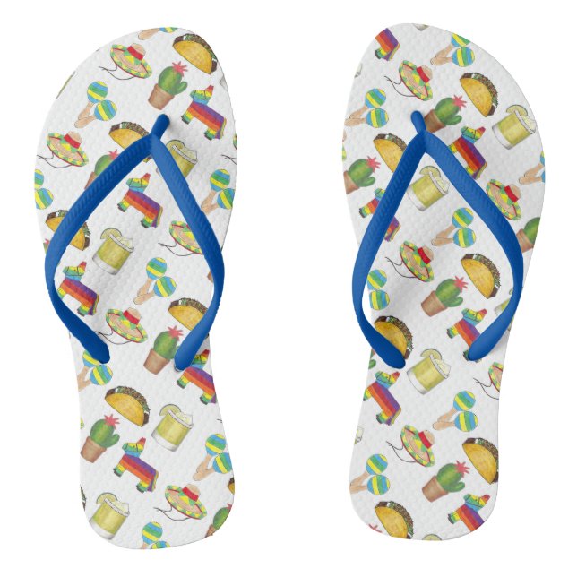 Tongs Cinco de Mayo Fête Fête Fête Imprimer (Semelle)
