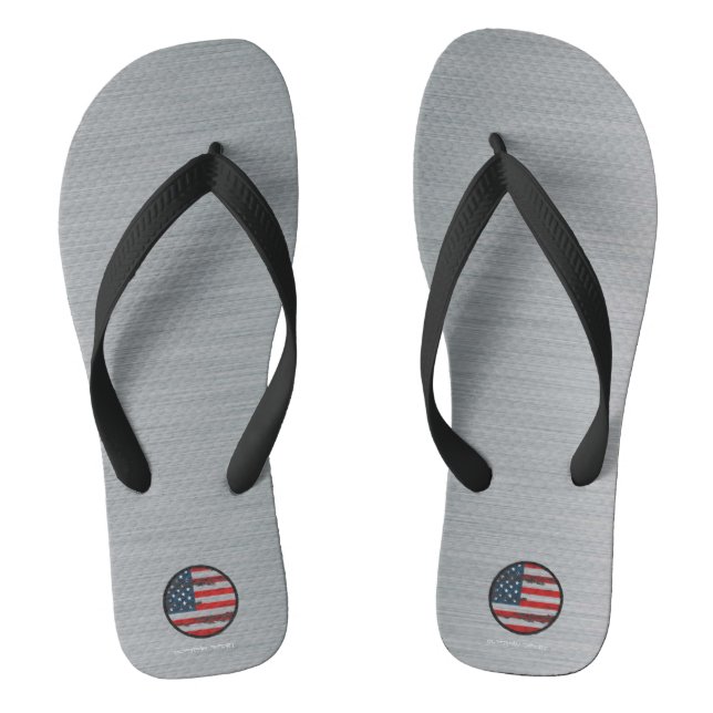 Tongs Circle Flag Flip Flop Olympian Effort Designs (Semelle)