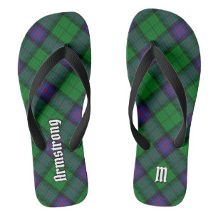 Tongs Clan Armstrong Tartan Tlip Flops