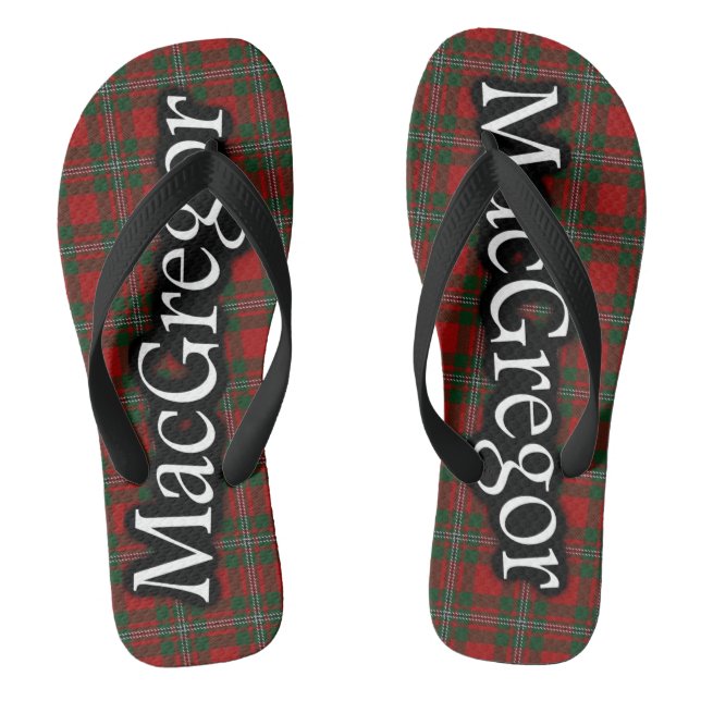 Tongs Clan écossais MacGregor Tartan Flop (Semelle)