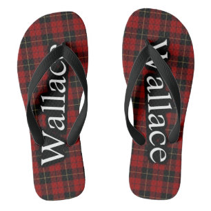 Tongs Clan écossais Wallace Tartan Flop