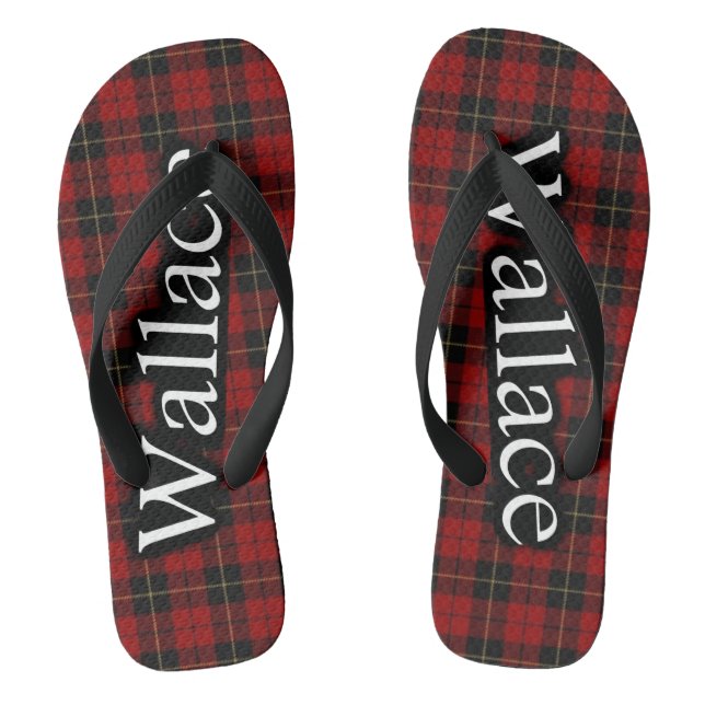 Tongs Clan écossais Wallace Tartan Flop (Semelle)