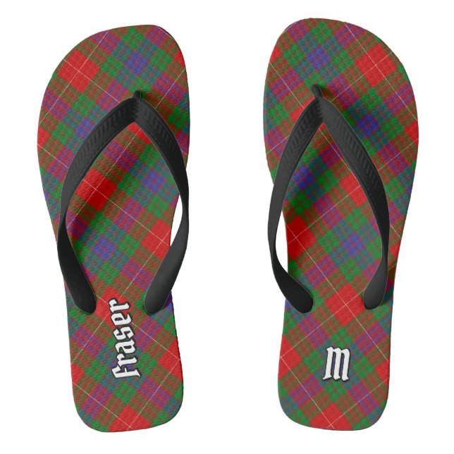 Tongs Clan Fraser Tartan Flip Flops (Semelle)