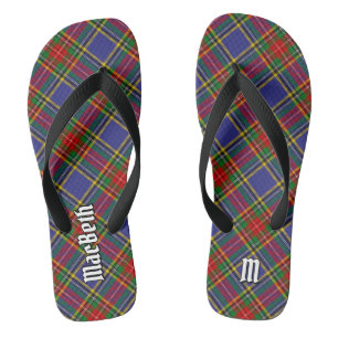 Tongs Clan MacBeth Tartan Flip Flops