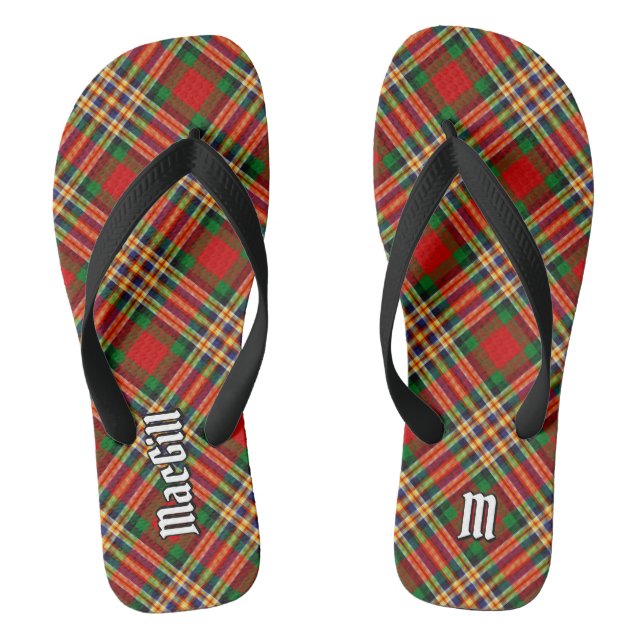 Tongs Clan MacGill Tartan Flip Flops (Semelle)