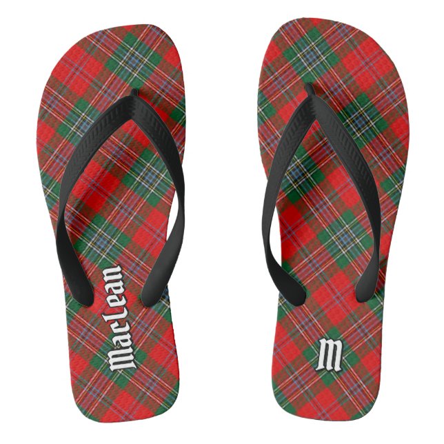 Tongs Clan MacLean Tartan (Semelle)