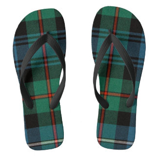 Tongs Clan Robertson Tartan Moderne Flip Flops