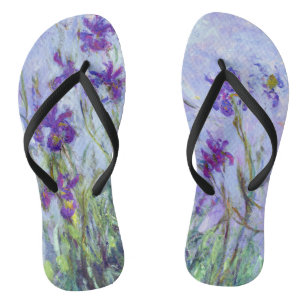 Tongs Claude Monet - Iris Mauves / Iris Mauves