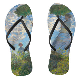 Tongs Claude Monet - La Promenade, Femme à l'Ombrelle