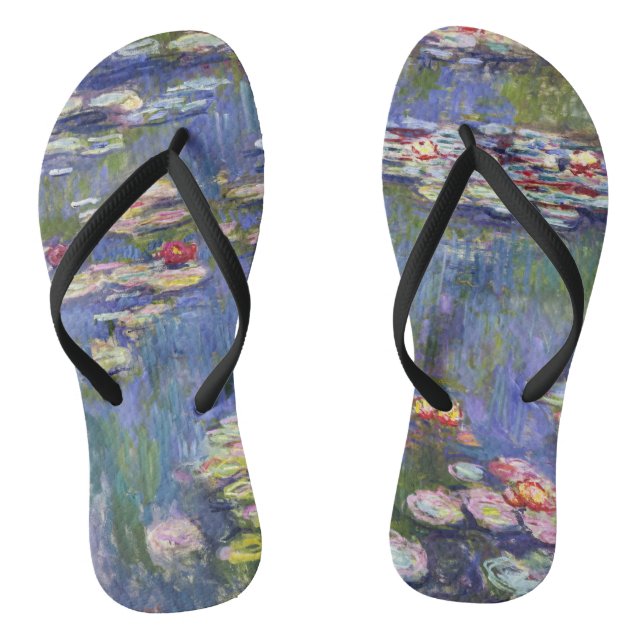 Tongs Claude Monet - Nymphéas (Semelle)
