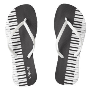 Tongs Clavier Chalkboard personnalisable