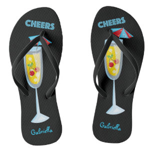 Tongs Cocktail d'acclamations dans les bascules