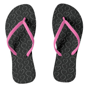 TONGS COEUR D'AMOUR ROMANTIQUE