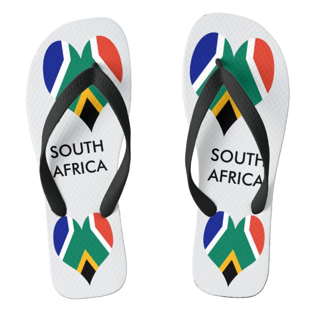Tongs Coeur du drapeau sud-africain - Bokke (Semelle)