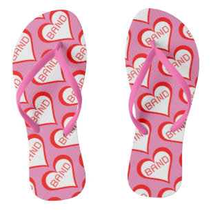 Tongs Coeurs de bande