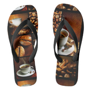 Tongs Collage 2 de café