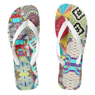 TONGS COLLAGE DESIGNER DU SUD-OUEST