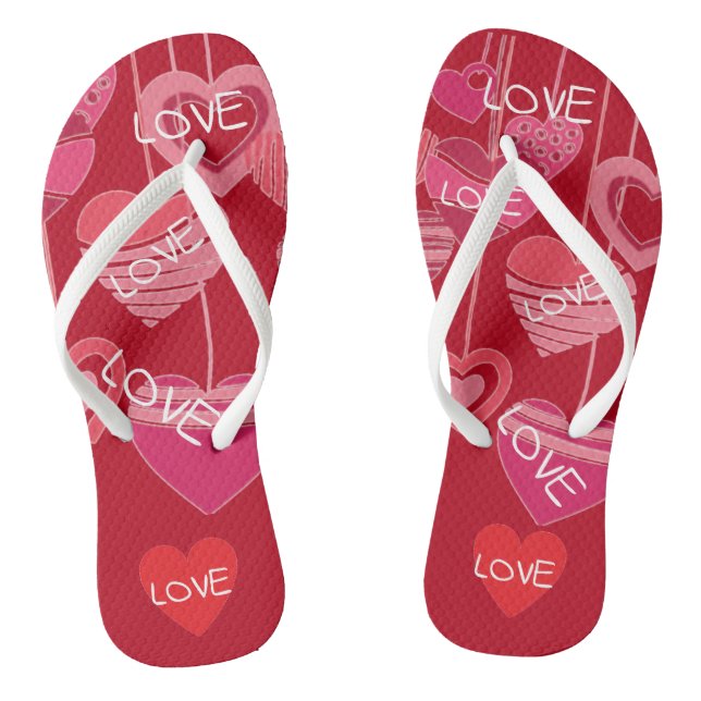 Tongs Collection de cadeaux Loving You pour dames (Semelle)