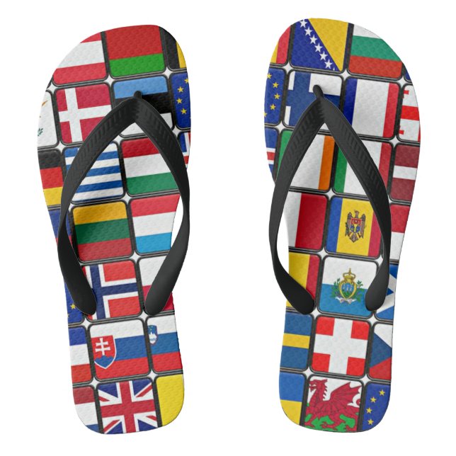 Tongs Collection internationale du drapeau (Semelle)