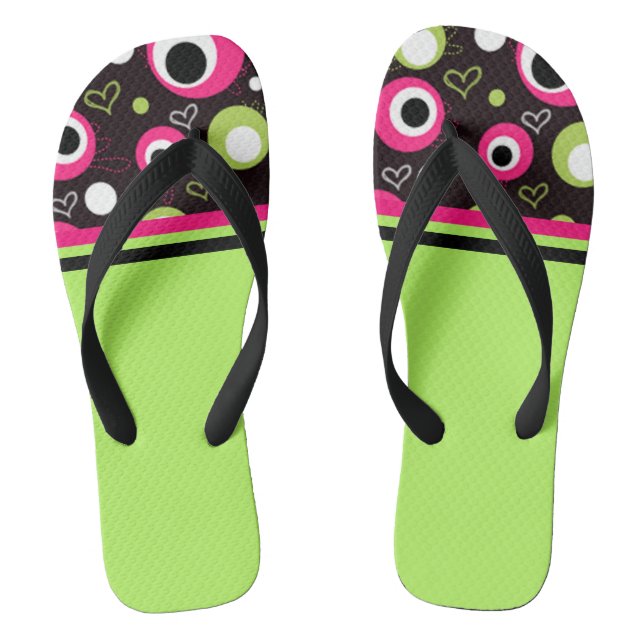Tongs Collection Jolie En Pois - Flip Flops (Semelle)