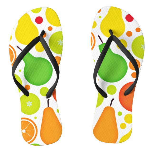 Tongs Coloré Fruiteux Vibrance Motif Art (Semelle)