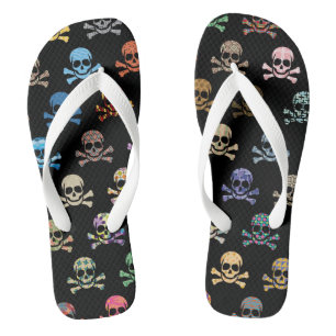 Tongs Colorful Skull