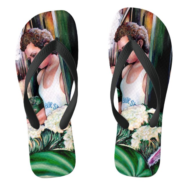 Tongs Comment trouvez-vous ces melons ? (Semelle)