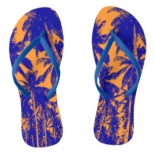 Tongs Conception de palmiers tropicaux