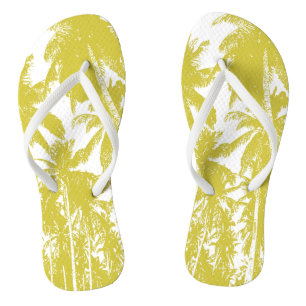 Tongs Conception de palmiers tropicaux