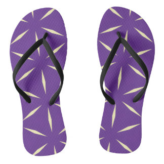 Tongs Conception moderne blanche et violette