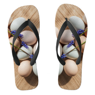 Tongs Coques d'oeufs frais de ferme sur mesure
