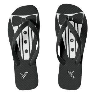 Tongs Couleur de Personnaliser Tuxedo -Groomsmen