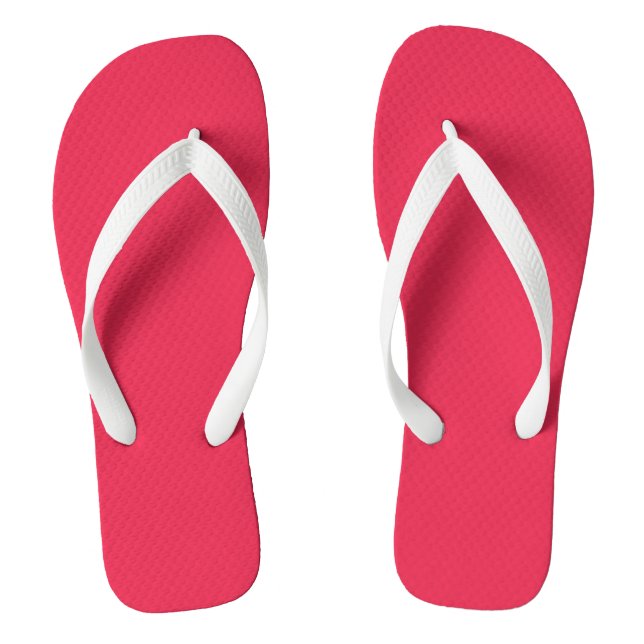 Tongs Couleur solide Amaranth tendance | Tournes classiq (Semelle)