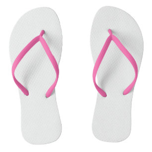 Tongs Couleur solide blanche