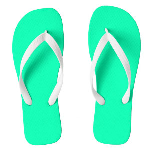 Tongs Couleur solide verte marine   Classique   Élégant