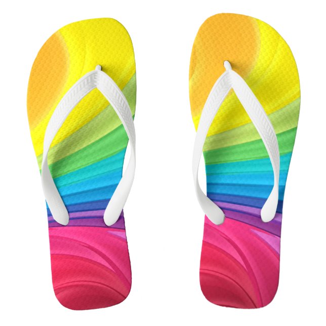 Tongs Couleurs arc-en-ciel Flip Flops (Semelle)