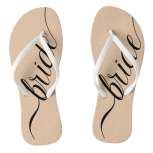 Tongs Couleurs de mariage personnalisées Flip Flops de m