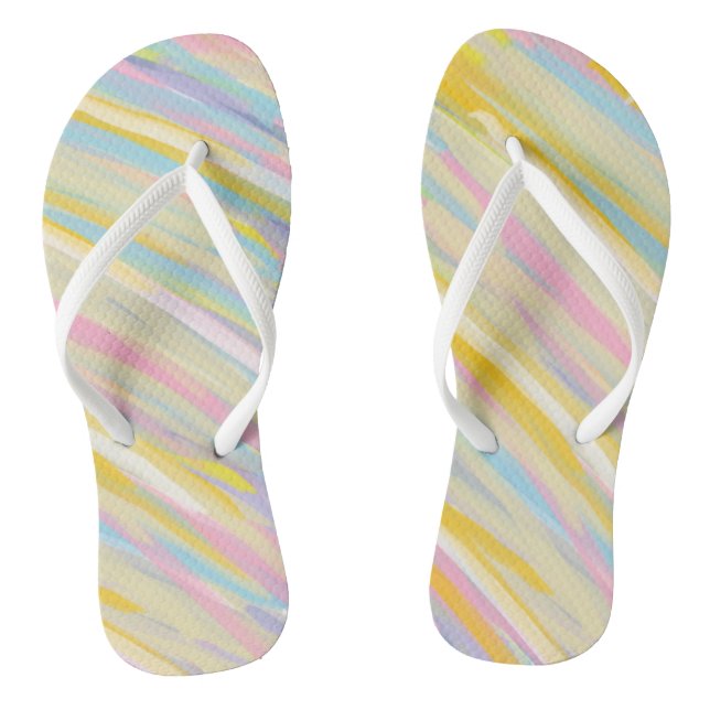 Tongs Coup de pinceau coloré (Semelle)