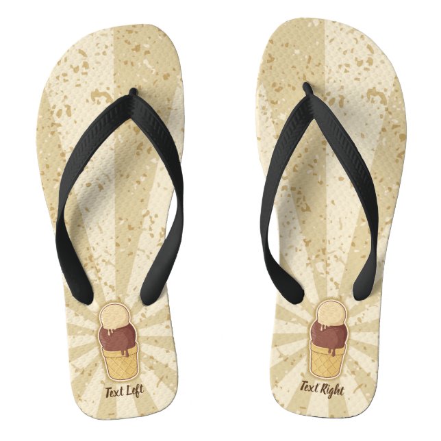 Tongs Coupe de glace à deux boules (Semelle)