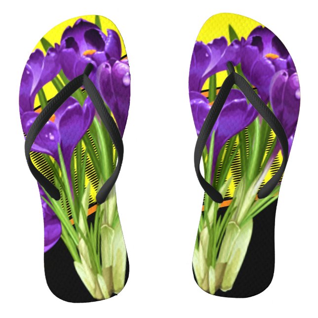 Tongs Crocus Floral/Géométrique (Semelle)
