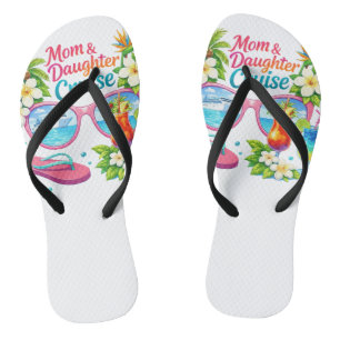 Tongs Croisière tropicale mère fille pour des vacances