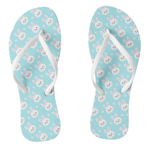 Tongs Cuisine blanche Bunnies Motif Pâques  Retourner l