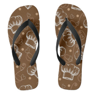 Tongs Cuisson du motif avec le casquette de chef