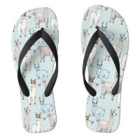 Cute Llama Motif Pois