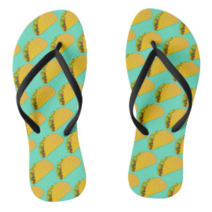 Tongs Cute tendance Blue Taco Mexicain