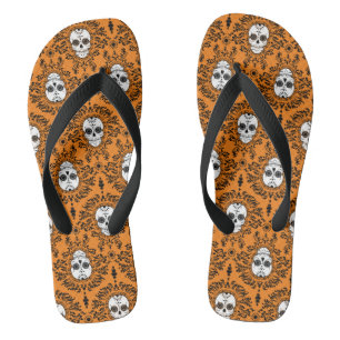 Tongs Damas mortes - Chic Sugar Skuls Motifs Flip Flops