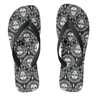 Tongs Damas mortes - Chic Sugar Skuls Motifs Flip Flops