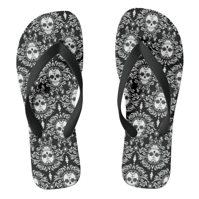Tongs Damas mortes - Chic Sugar Skuls Motifs Flip Flops (Semelle)