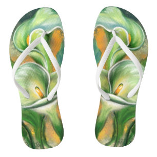 Tongs de Calla Lilies